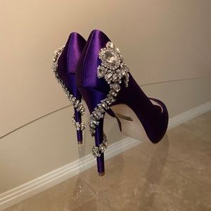 Badgley Mischka - Royal Crystal Peeptoe Pump
